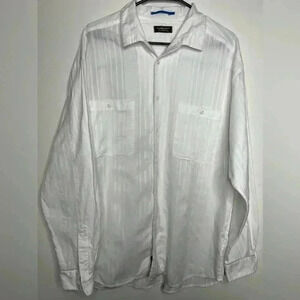 Tommy Bahama Island Soft Gauze Like Long Sleeve 100% Cotton Size L